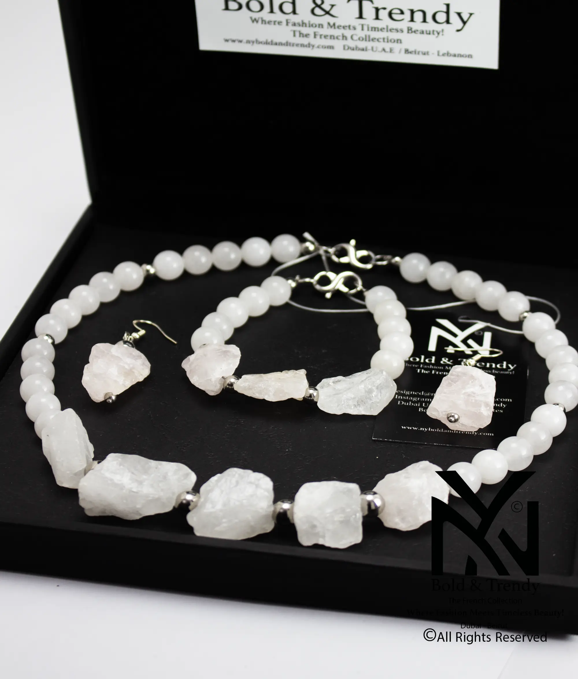  Complete Set Natural Morganite Crystal Beads And Stones 1