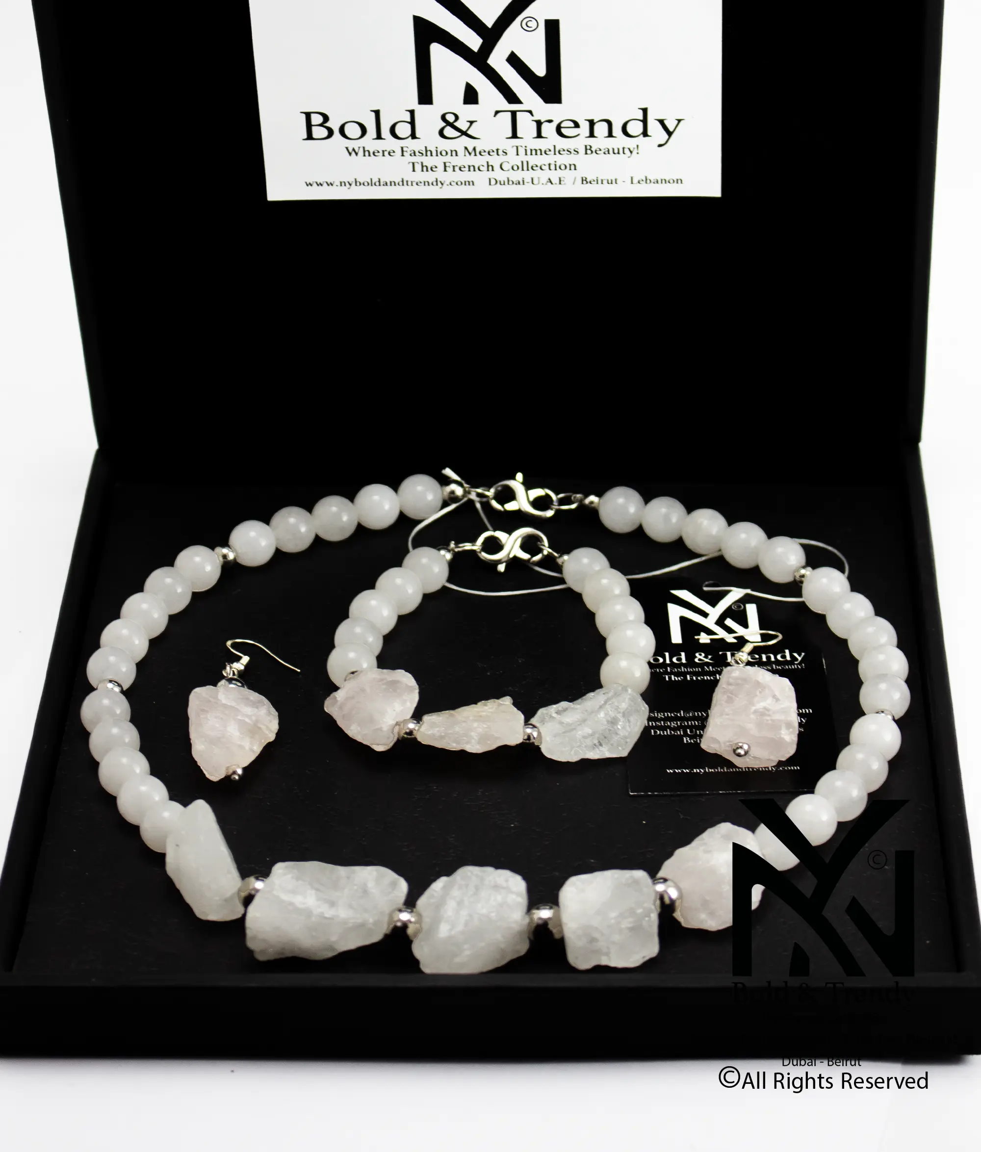  Complete Set Natural Morganite Crystal Beads And Stones 1