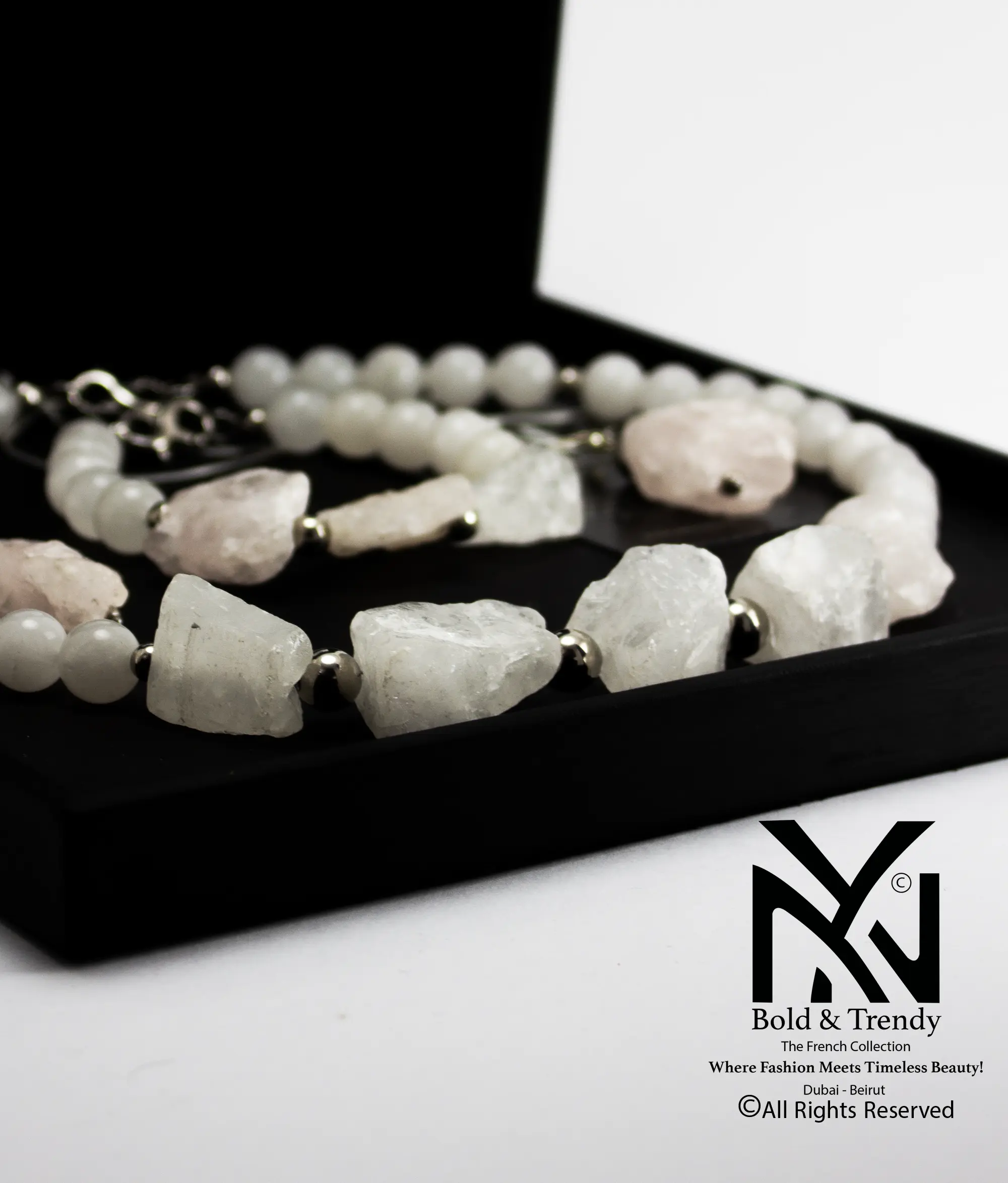 Complete Set Natural Morganite Crystal Beads And Stones 1