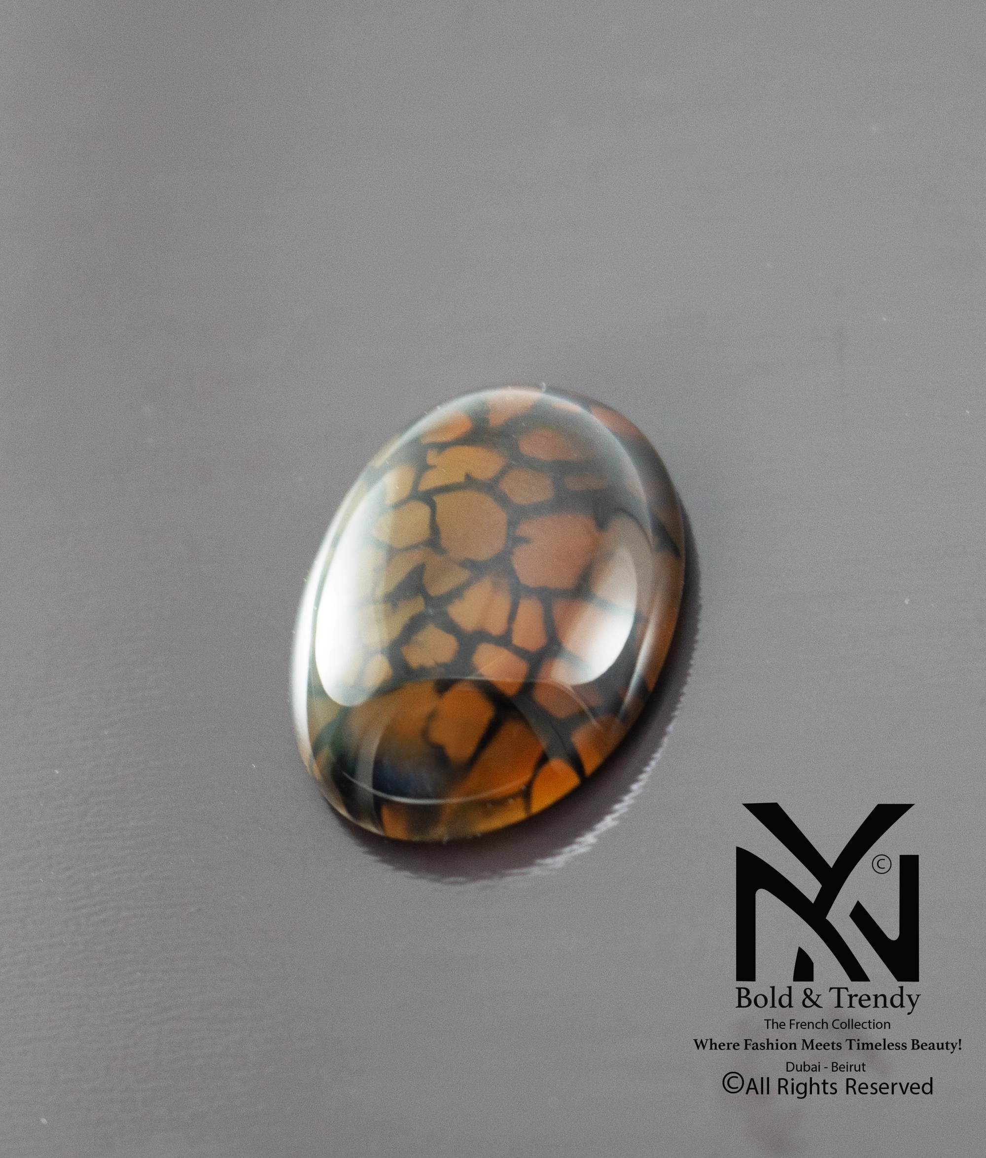 Natural Brown Black Dragon Agate Stones 1