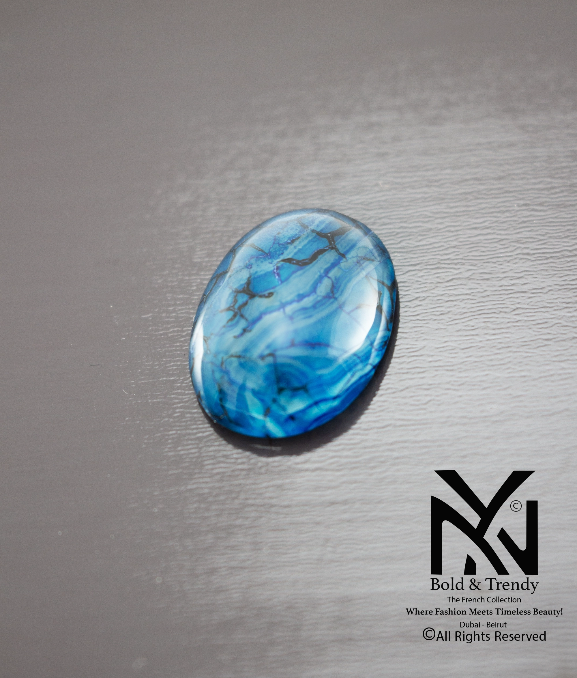  Dragon Dark Blue Black Agate 1