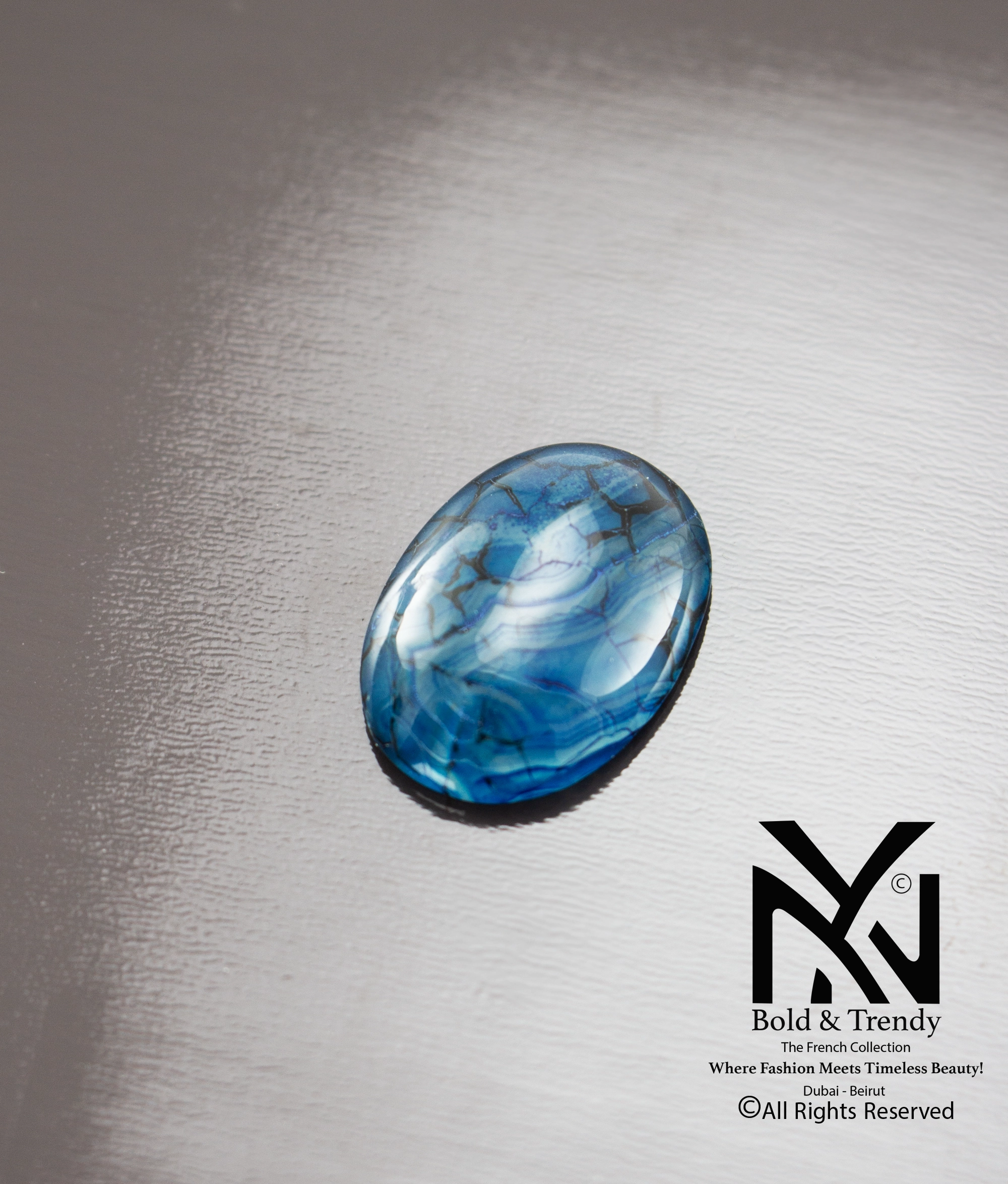  Dragon Dark Blue Black Agate 1