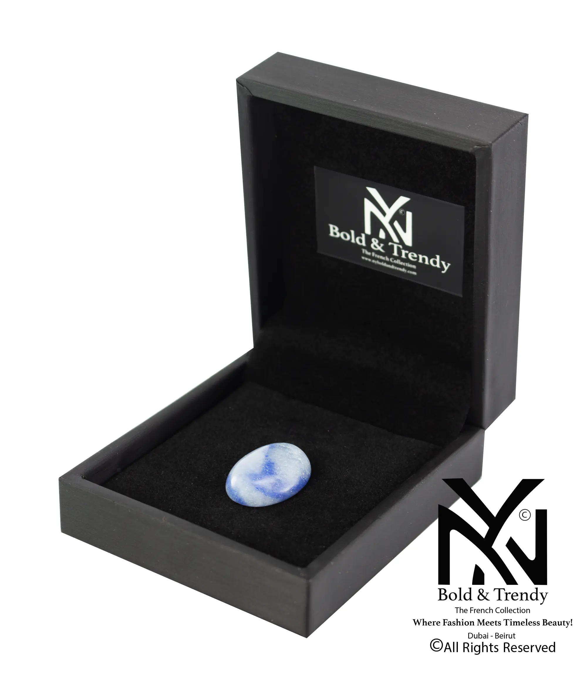 Natural Lazulite Cabochon Agate 1