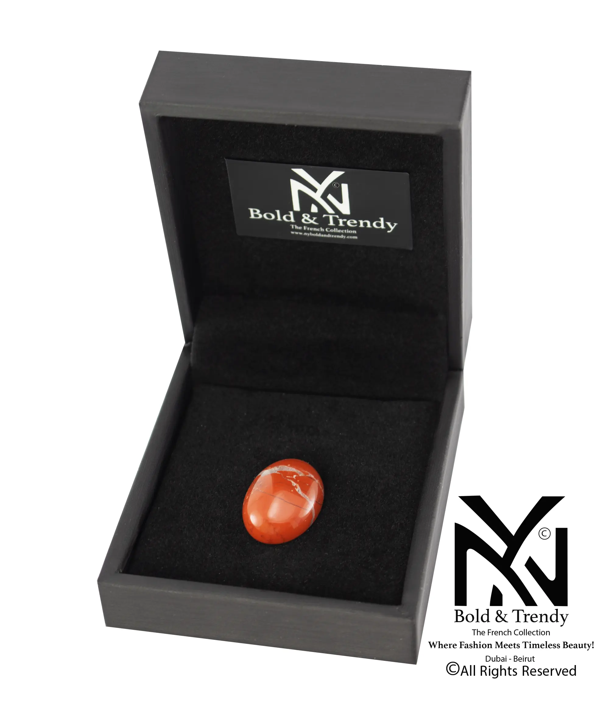 Natural Red Jasper Crystal Palm 1