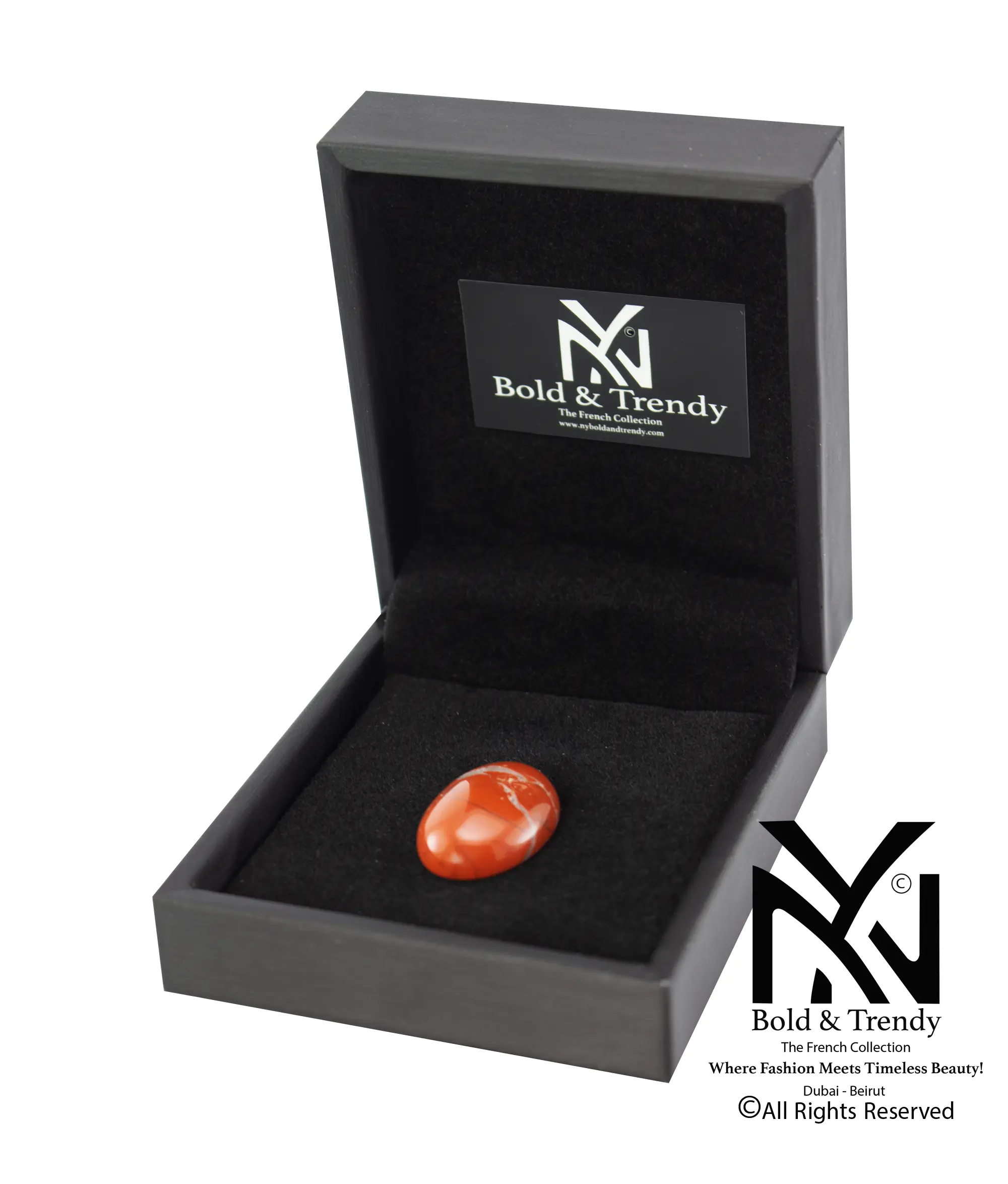  Natural Red Jasper Crystal Palm 1