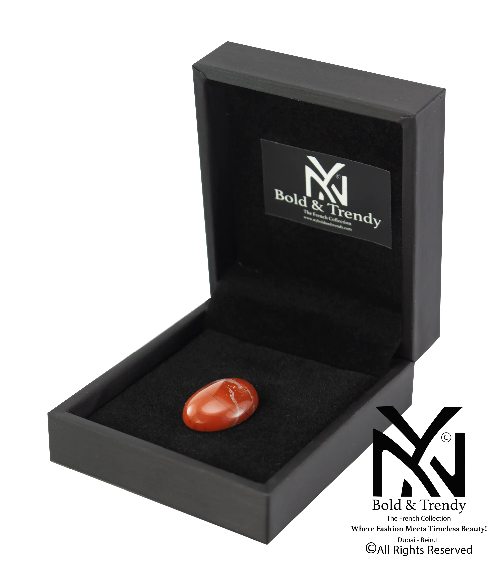  Natural Red Jasper Crystal Palm 1