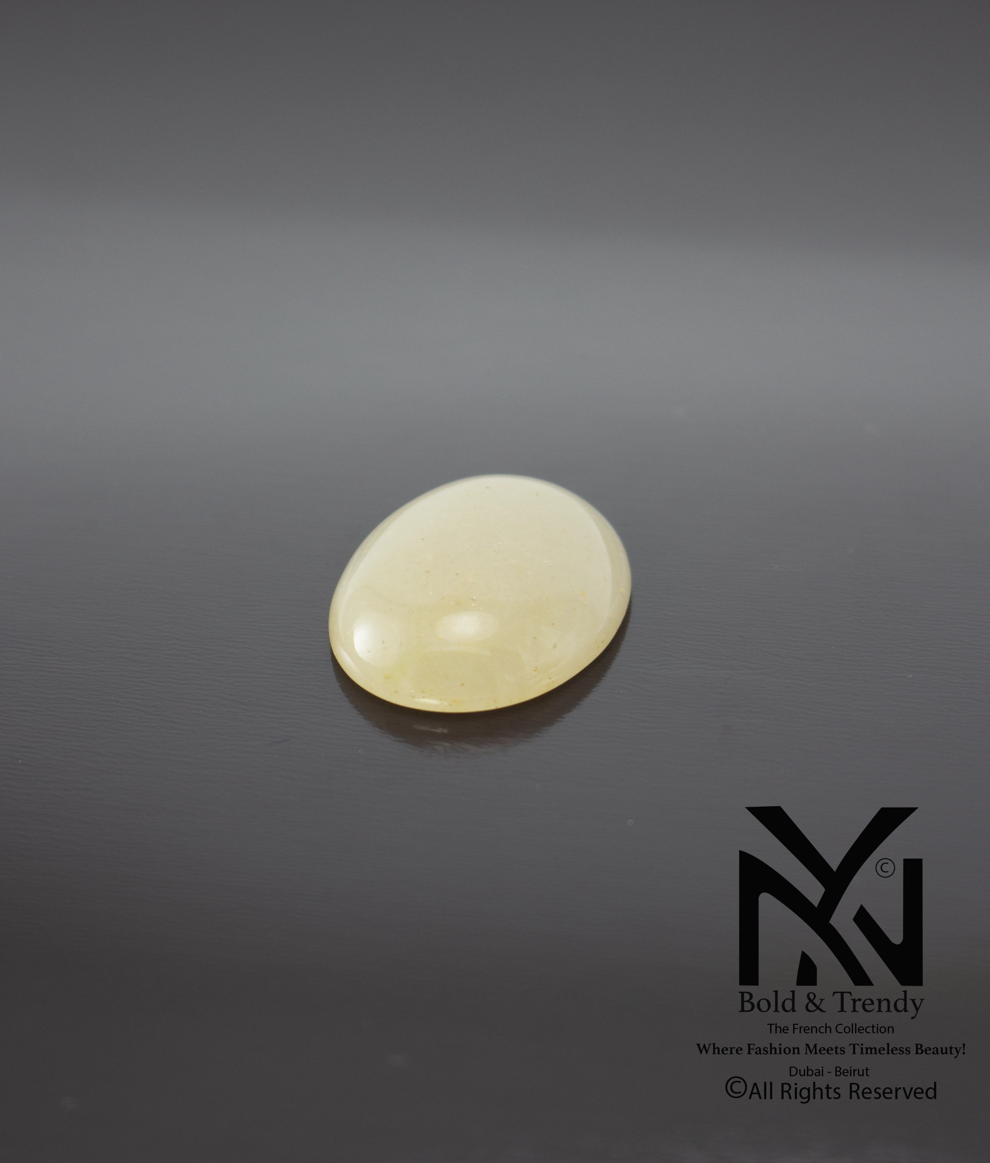  Natural Beige Agate Stones 1