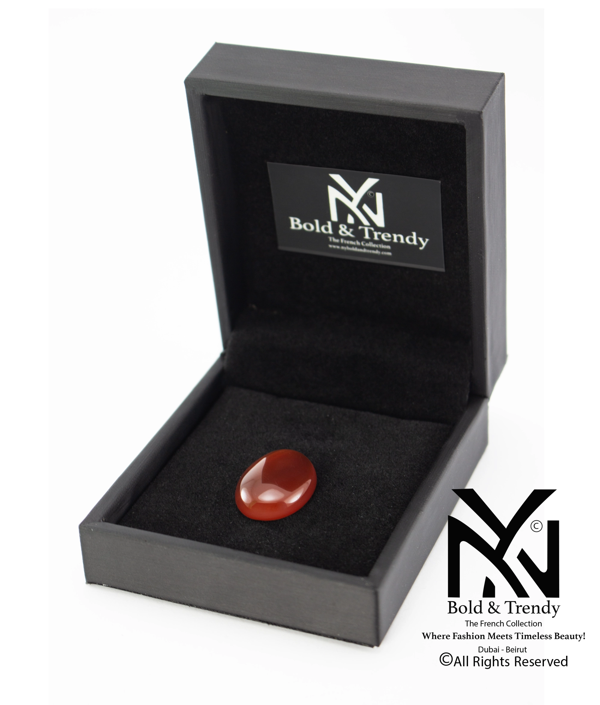  Natural Red Agate Stones 1
