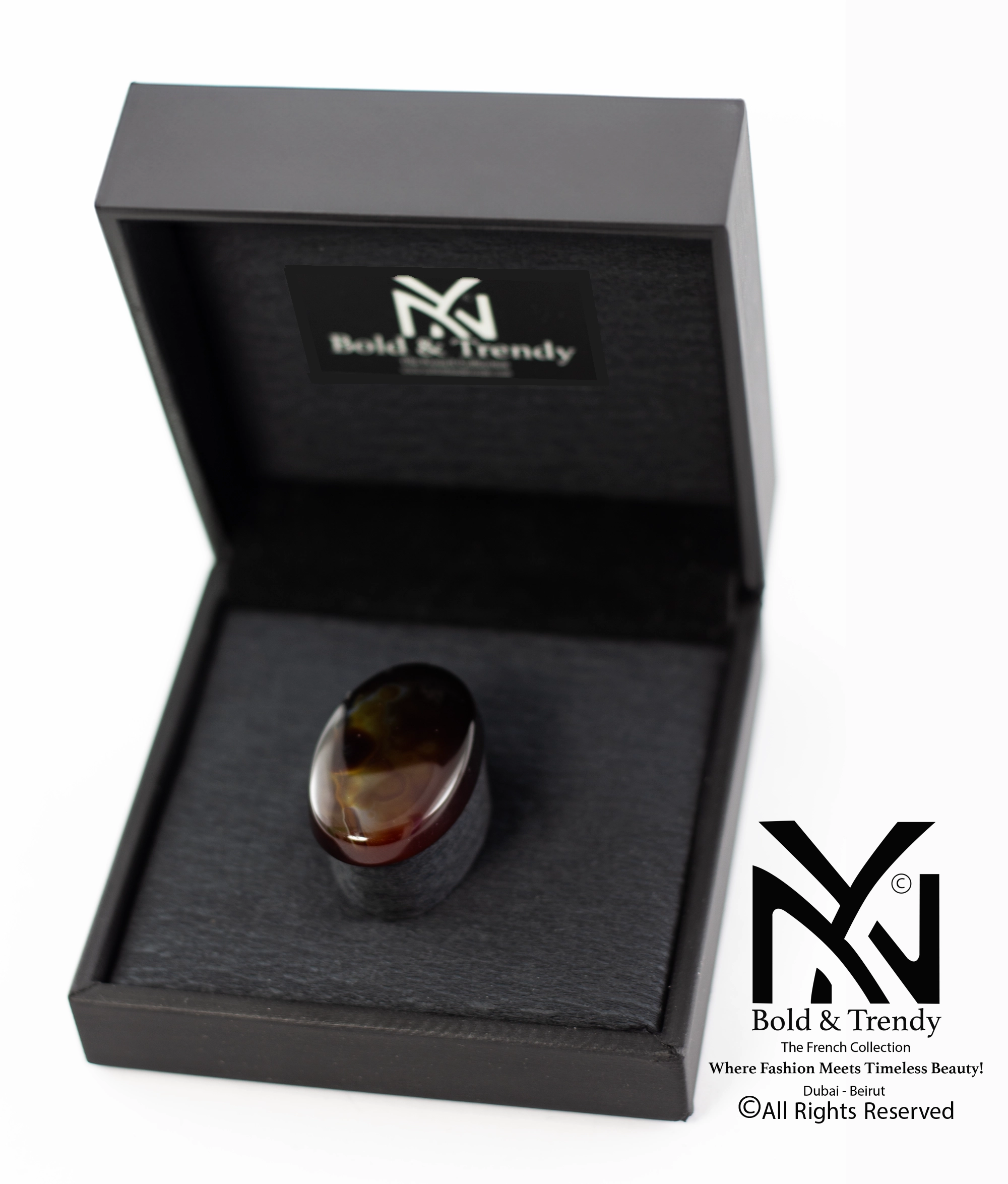 black yellow red agate 1