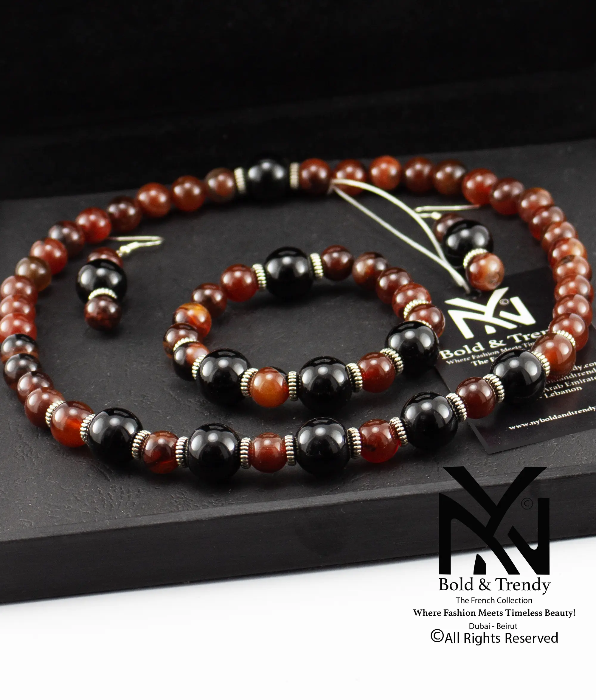  Complete Set Mix Of Rare Agate Black Australian Mexican Red Fire Orange Peach Yamani and Silver 1