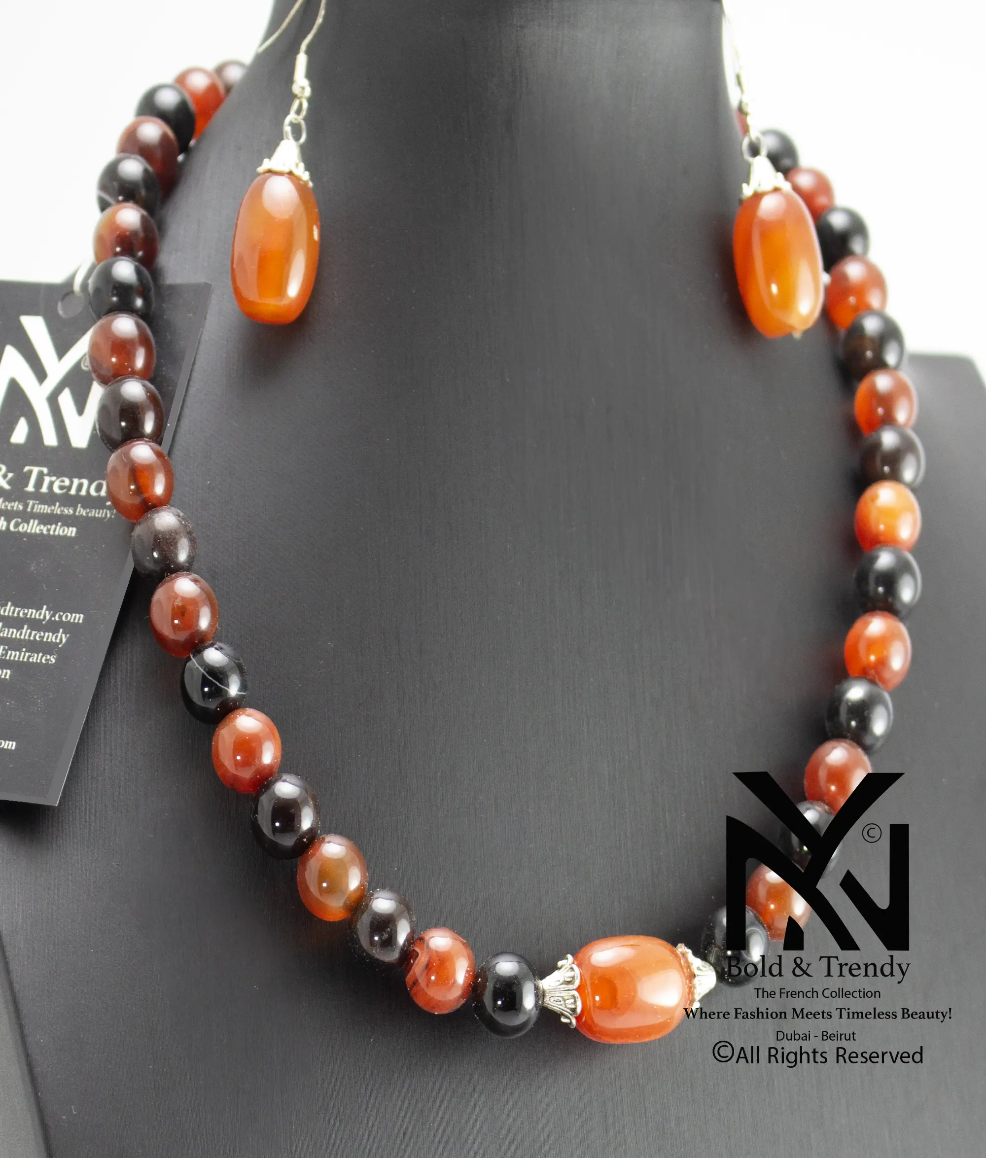 Complete Set Mix Of Rare Agate Black Australian Mexican Red Fire Orange Peach Yamani and Silver 1