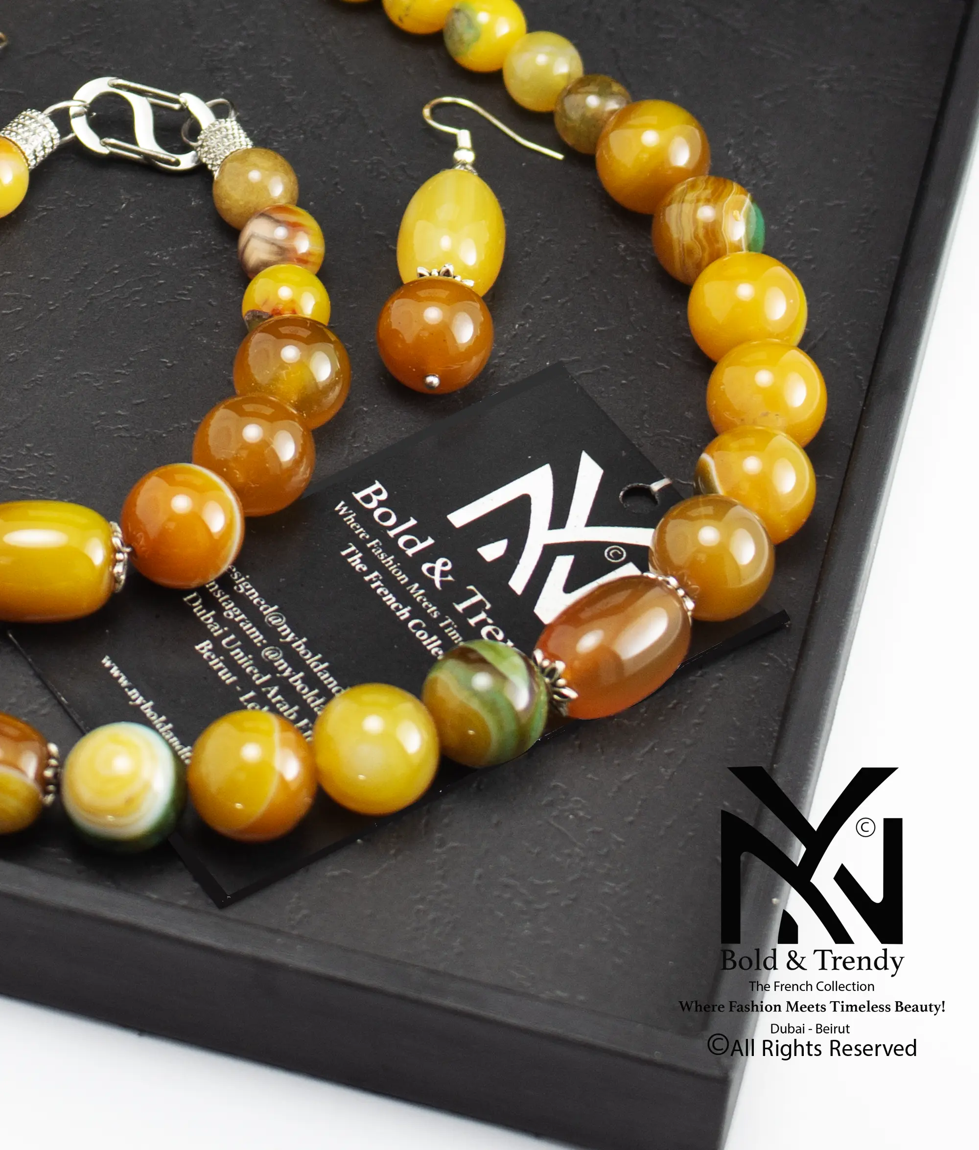  Complete Set Mix Of Rare Agate Black Australian Mexican Red Fire Orange Peach Yamani and Silver 1