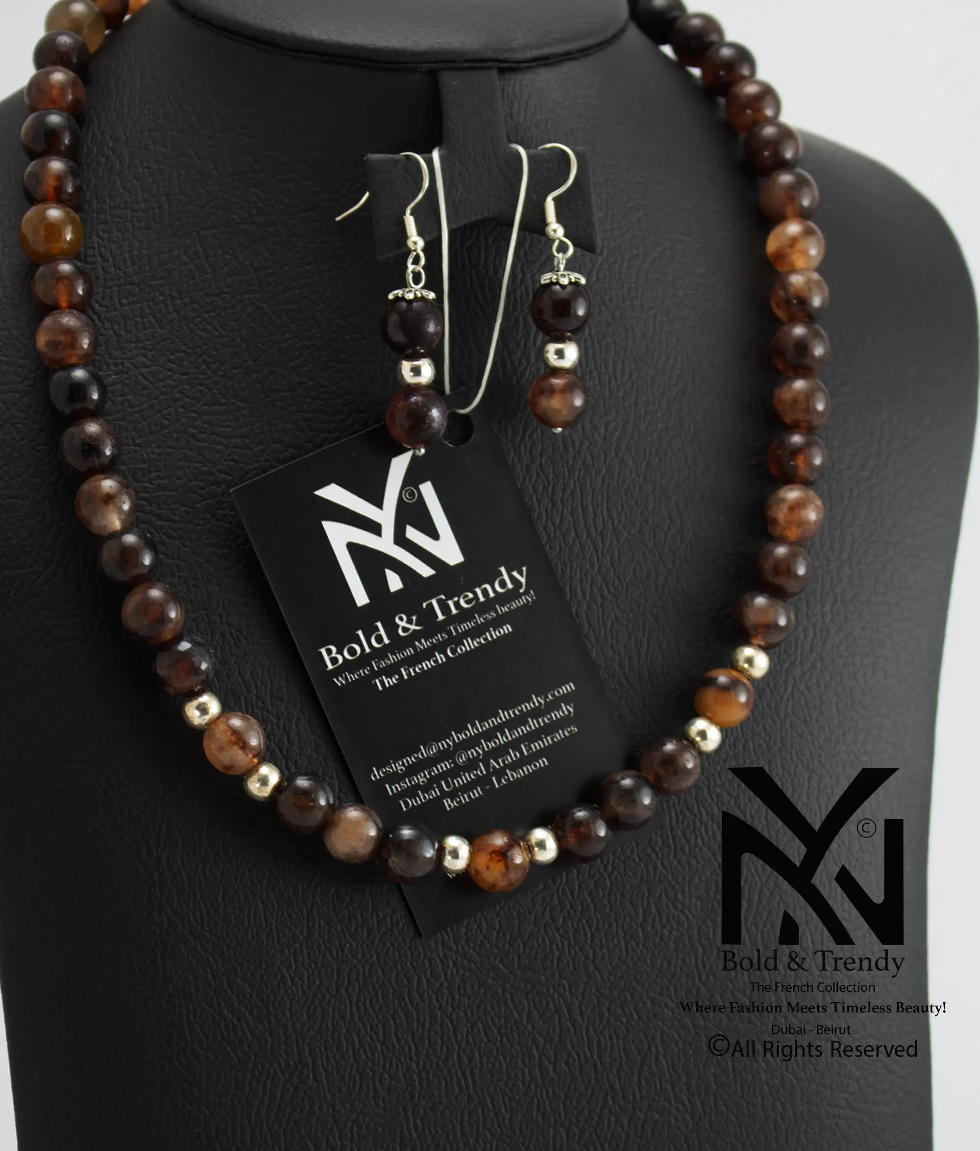  Complete Set Natural Botswana RedBrown Hazel Agate 1